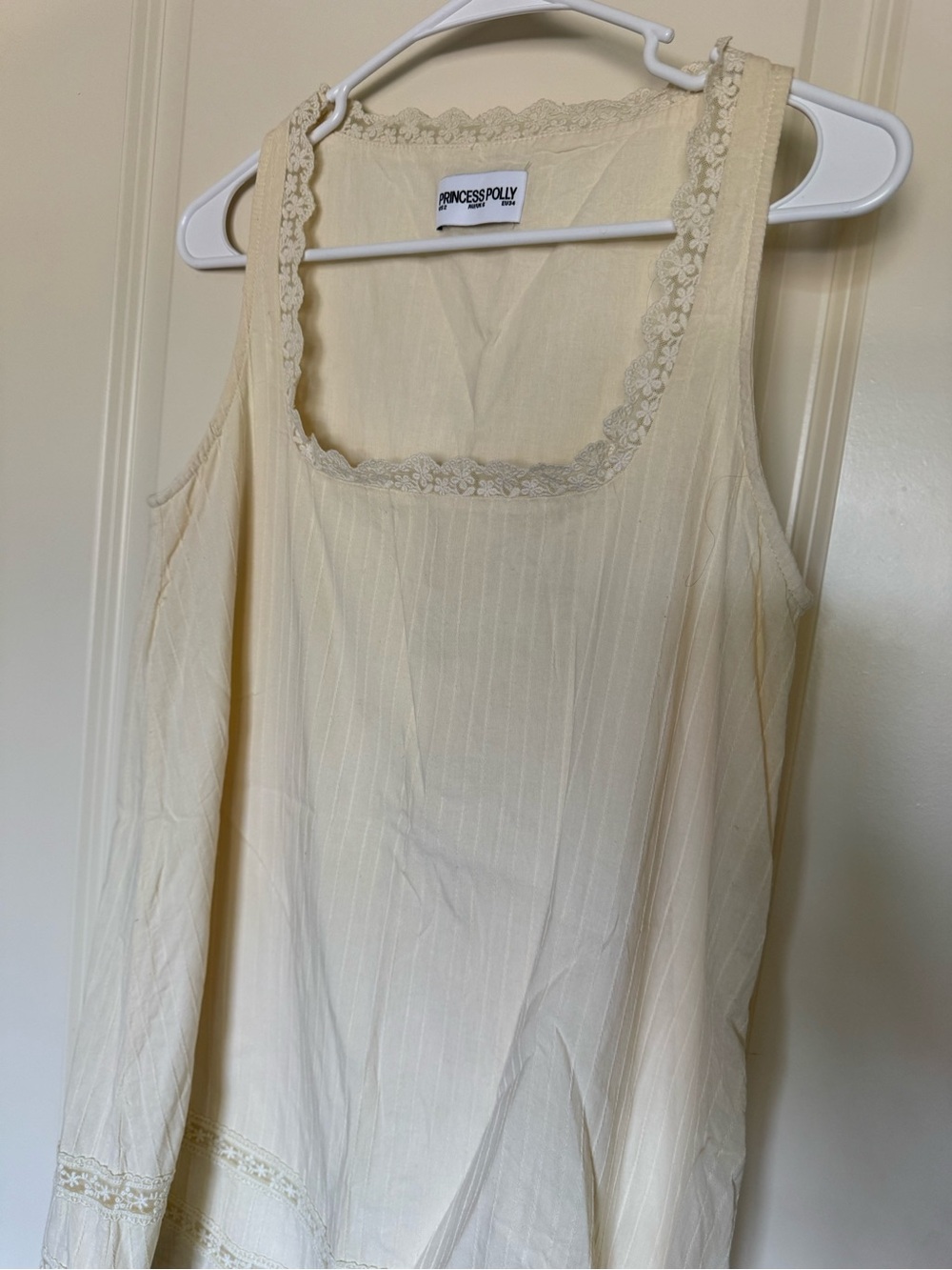 Princess Polly Cream Lace-Trim Sundress - Picture 2 of 5